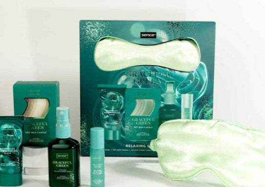 Sence Beauty Graceful Green Relaxing Sleep Kit| سينس بيوتي مجموعة عناية ليلية