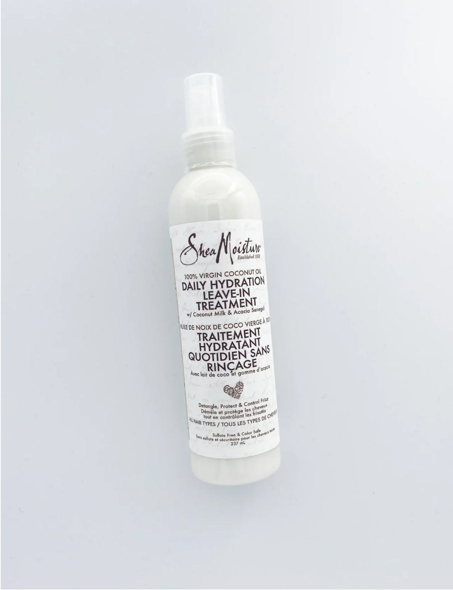 SheaMoisture 100% Virgin Coconut Oil Leave In Treatment - 237ml | شيا مويستشر ليف ان بزيت جوز الهند - 237 مل