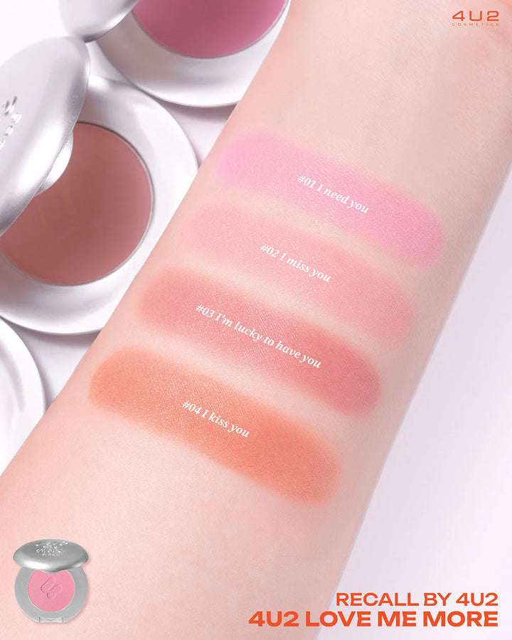 4U2 Love Me More Matte Blush - 3.2g | فور يو تو بلاش مطفي - 3.2غ