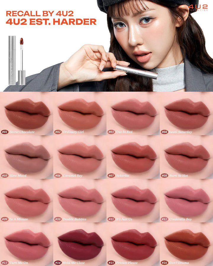4U2 Est. Harder Lipstick - 2g | فور يو تو  أحمر شفاه مطفي- 2غ