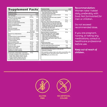 Nature's Way Alive! Women's 50 Ultra Potency Multivitamin - 60 Tablets | نيتشرز واي مكمل غذائي للنساء فوق ال 50 سنة - 60 قرص