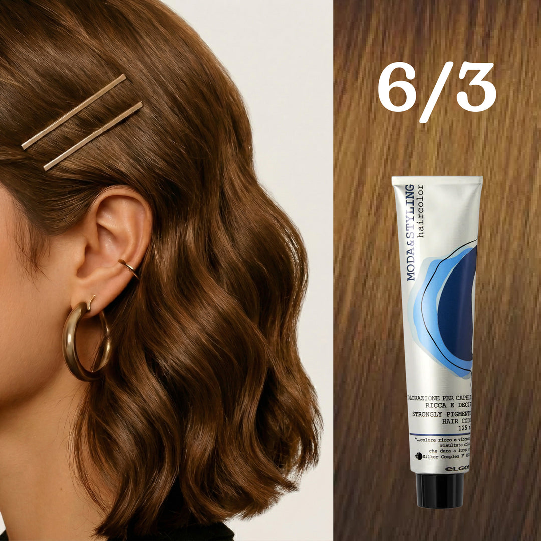 Elgon Moda&styling Haircolor Strongly Pigmented Hair Color - 125ml | ايلكون صبغة شعر مودا ستايلنج - 125مل