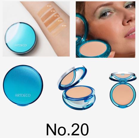 Artdeco Sun Protection Powder Foundation SPF 50 | ارديكو بودرة أساس مع عامل حماية من الشمس 50