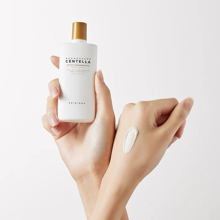 SKIN1004 Air Fit Sun cream Plus Spf 50+ - 50ml | سكين1004 كريم واقي شمسي فيزيائية spf50+ - 50 مل