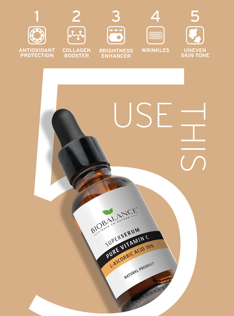 Bio Balance Super Serum Pure With Vitamin C - 30ml | بايو بالانس سيروم فيتامين سي النقي  - 30 مل