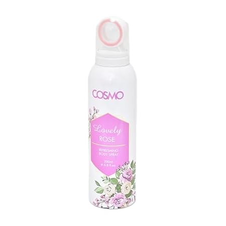 COSMO COSMETICS Refreshing Body Spray - 200ml | كوزمو كوزمتكس  بخاخ للجسم معطر - 200 مل
