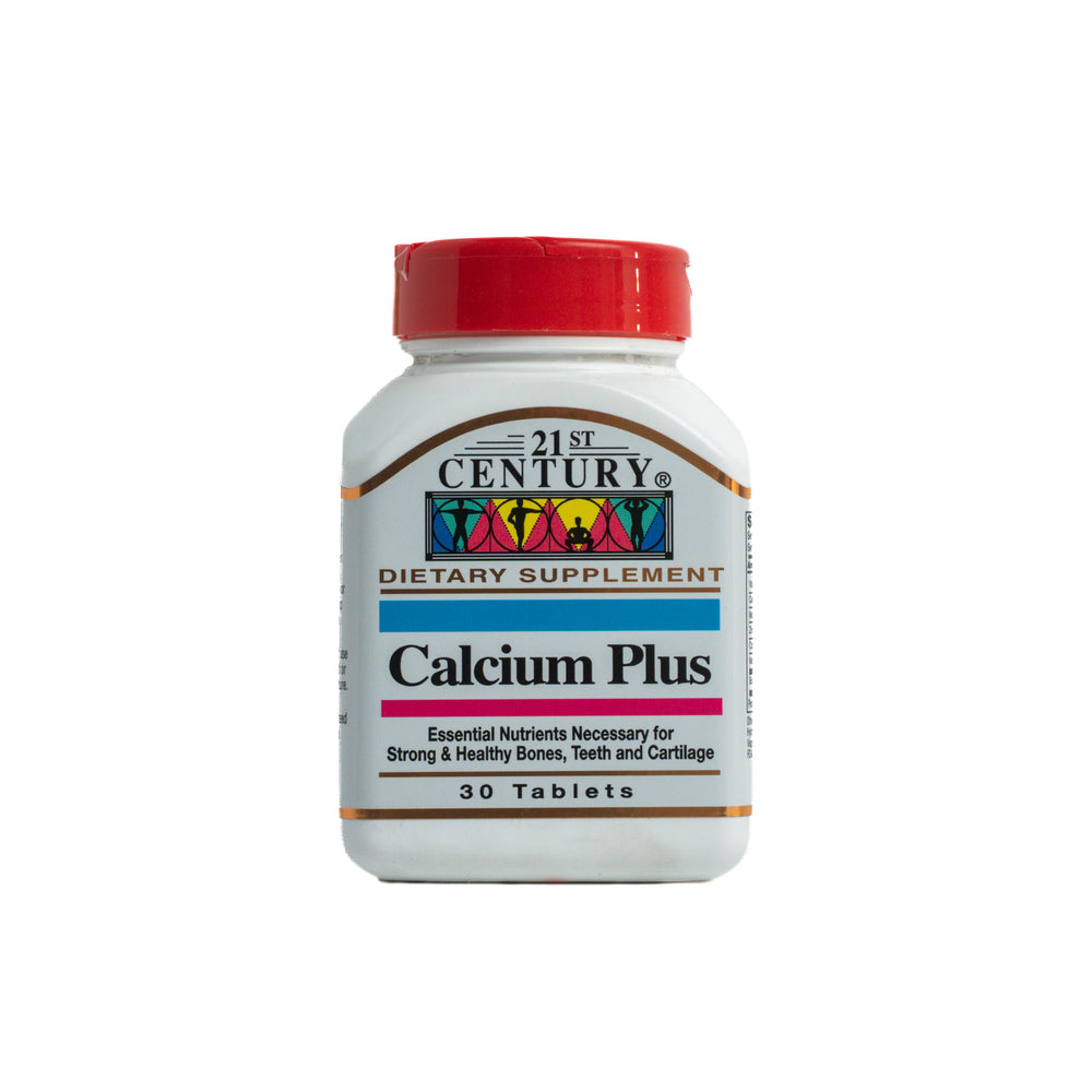 21st Century Calcium Plus - 30 Tablets_1