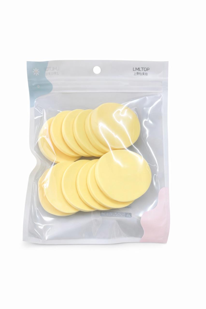LMLTOP Makeup powder sponge set - 12 pcs | أل ام أل توب اسفنجة مكياج - 12 قطعة