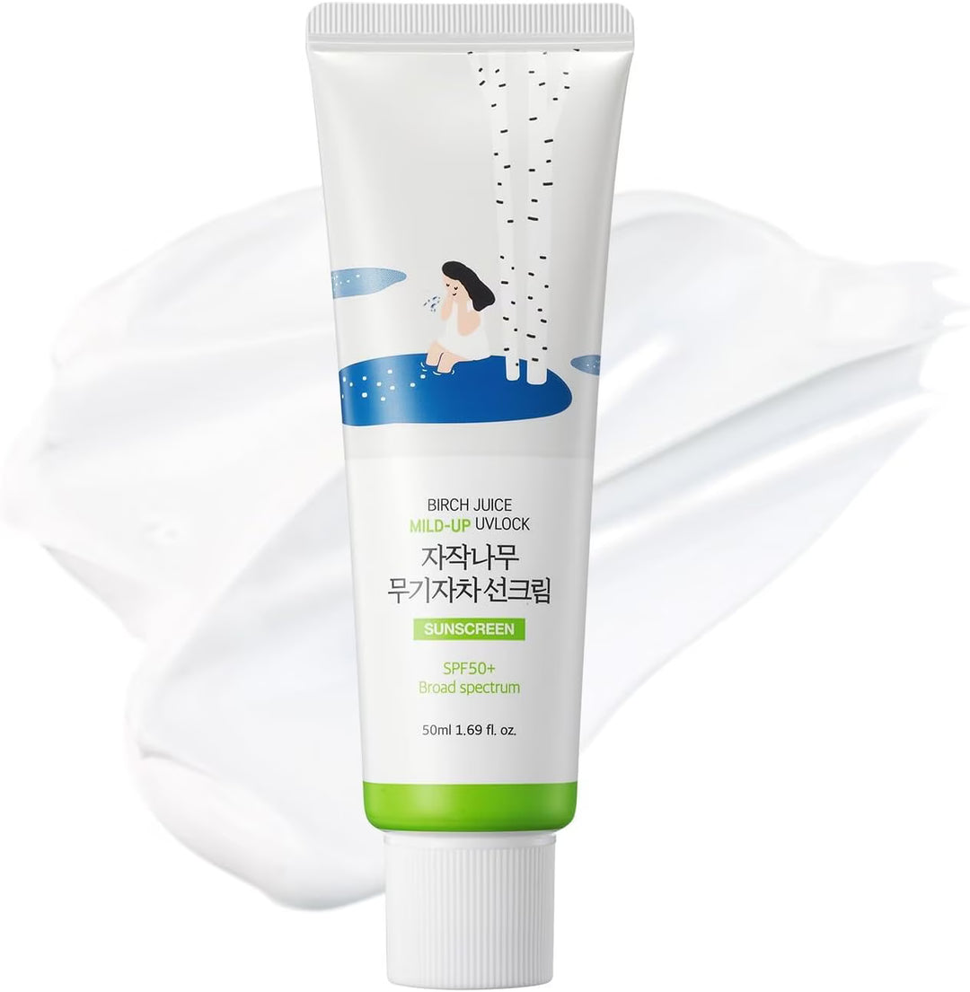 ROUND LAB BIRCH JUICE MILD-UP SUNSCREEN - 50ml | راوند لاب واقي شمس ميلد أب - 50مل