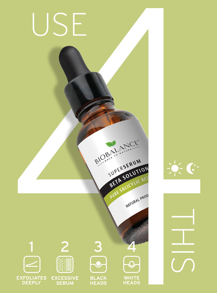 Bio balance Beta Solution Super Serum - 30 ml | بايو بالانس سوبر سيروم ساليسليك اسيد 2% - 30 مل