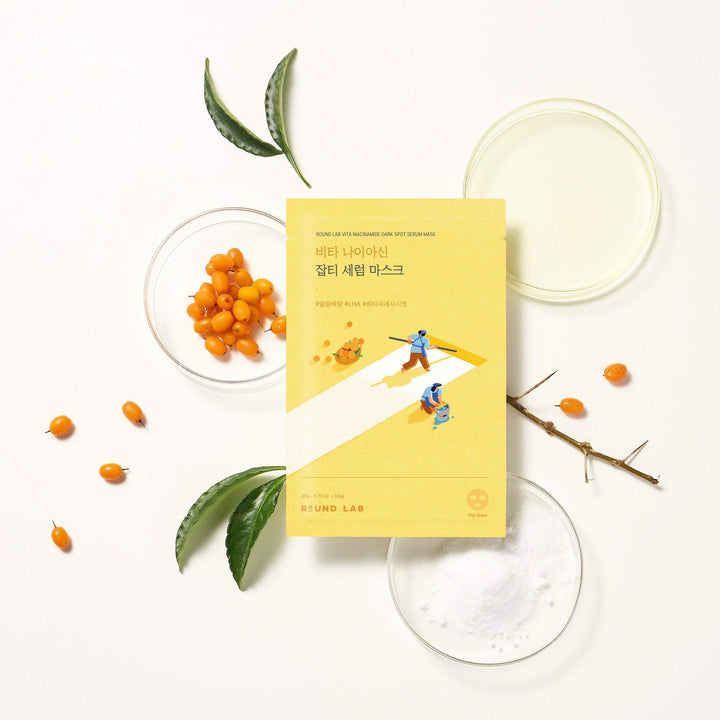 Round Lab Vita Niacinamide Dark Spot Serum Mask - 1ea - 20ml | راوند لاب ماسك سيروم داكن فيتا نياسين - 20مل #4