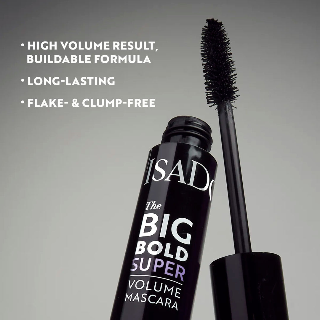 Isadora The Big Bold Super Volume Mascara Black - 14ml | ايزادورا ماسكارا سوبر فوليوم باللون الأسود – 14 مل