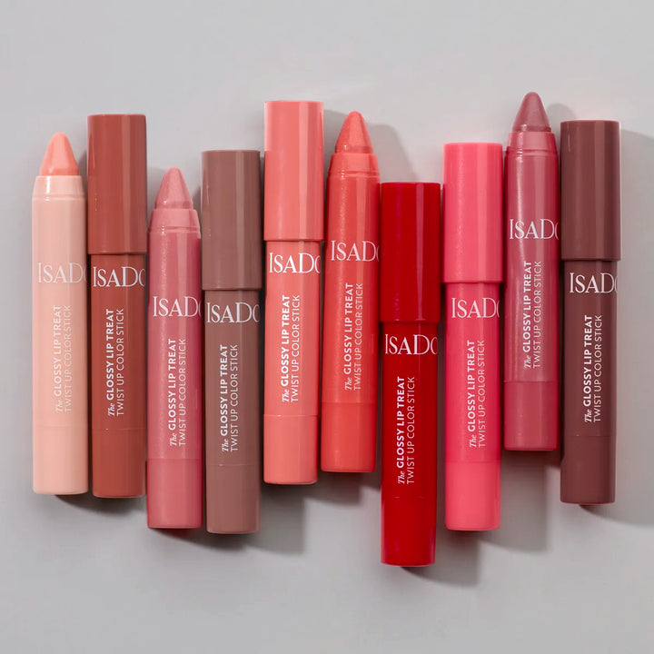IsaDora The Glossy Lip Treat Twist Up Color Stick - 3.3g | إيزادورا قلم شفاه لامع - 3.3غ