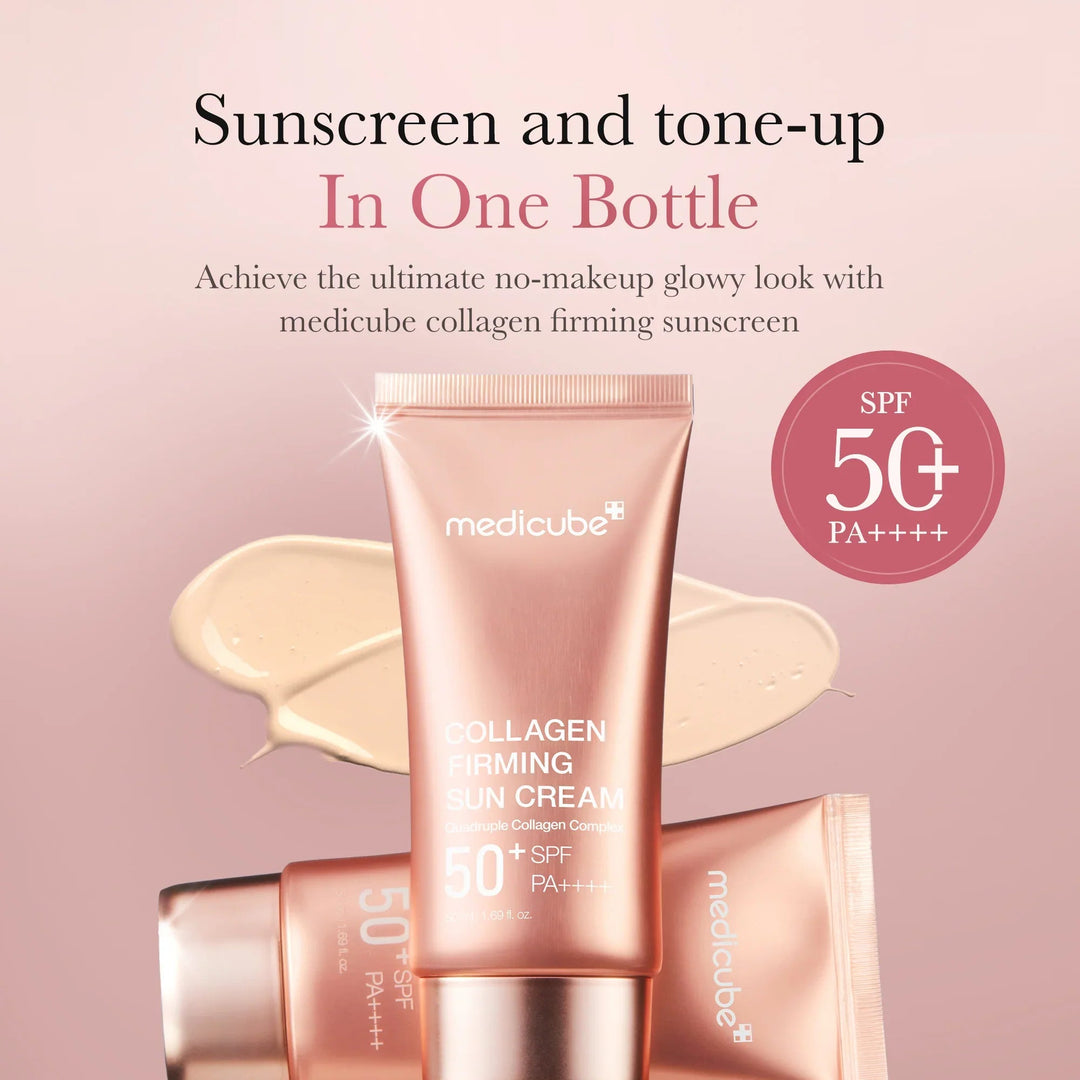 MEDICUBE Collagen Glow Sunscreen - 50ml | ميديكيوبي واقي شمس كولاجن باهت - 50مل #1