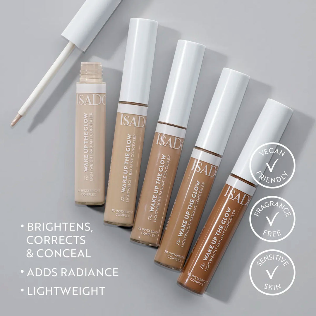 Isadora The Wake Up The Glow Lightweight Radiant Concealer - 10ml | إسادورا – ذا ويك أب ذا جلو كونسيلر – 10 مل