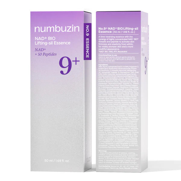Numbuzin No.9 Nad+ Bio Lifting-sil Essence - 50ml | نمبوزين ايسنس بايو ليفتينغ سيل- 50مل
