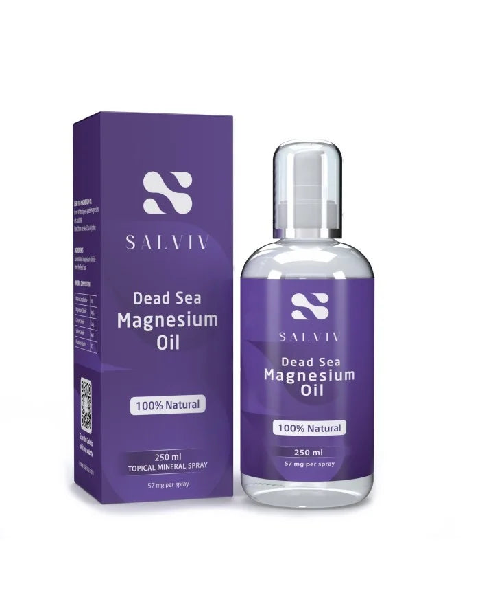 Salviv Dead Sea Magnesium Oil - 250ml|  سالفيف زيت مغنيسيوم البحر الميت - 250مل