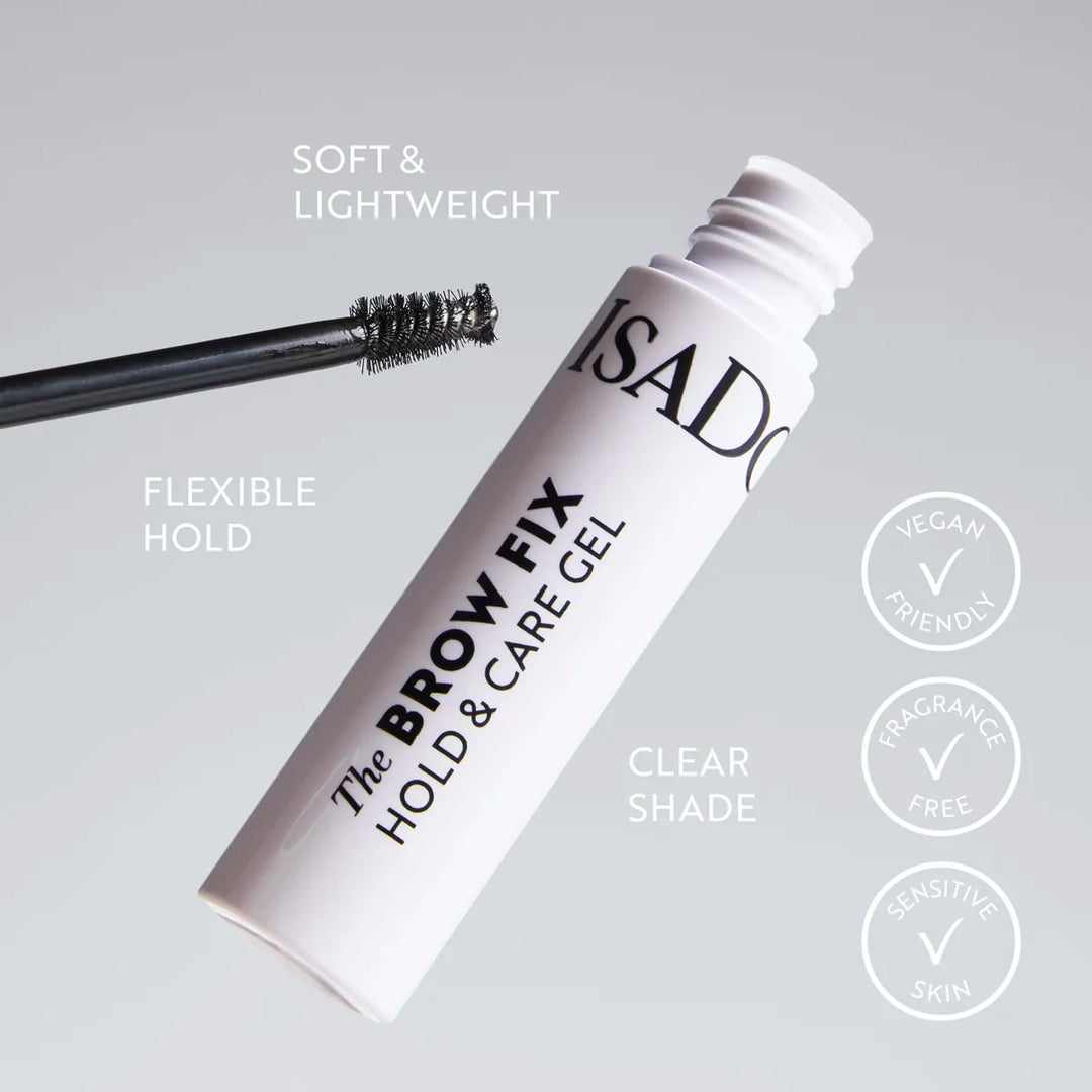 IsaDora The Brow Fix Hold & Care Gel - 3.5ml | ايزادورا جل تثبيت وعناية للحواجب - 3.5 مل