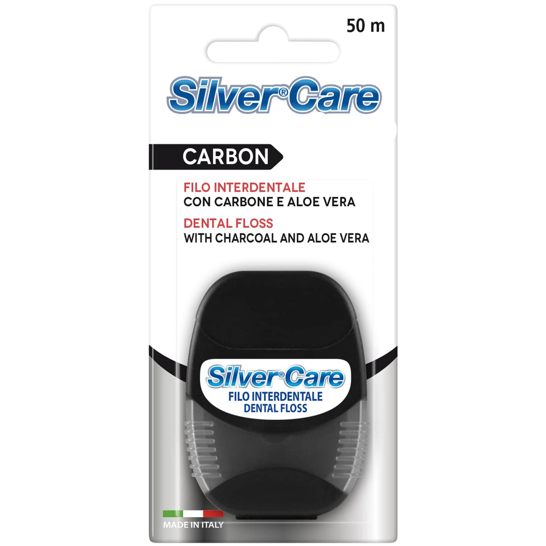 Silver Care Carbon Dental Floss | سيلفر كير خيط تنظيف الأسنان بالفحم