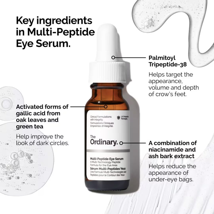 The Ordinary Age Support Set - 3-Step  Multi-Peptide + HA, Multi-Peptide Eye Serum, and Natural Moisturizing Factors + PhytoCeramides | ذا أورديناري مجموعة العناية بمقاومة علامات التقدم بالعمر 3 خطوات بالببتيدات والترطيب
