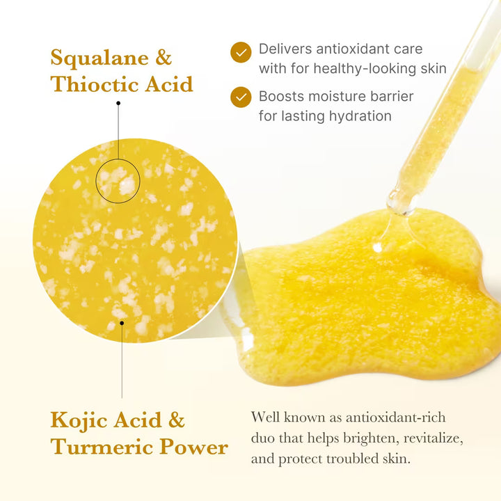 MEDICUBE Kojic Acid Turmeric Niacinamide Serum - 30ml | ميدي كيوب سيروم التفتيح بحمض الكوجيك والكركم ونياسيناميد - 30مل