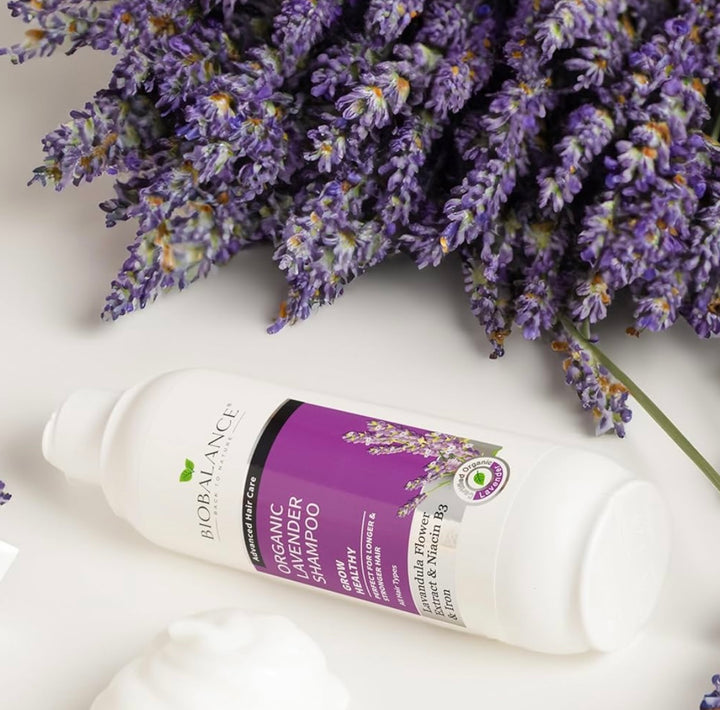 Bio Balance Organic Lavender Shampoo - 330ml | بايو بالانس شامبو التساقط  باللافندر العضوي - 330 مل