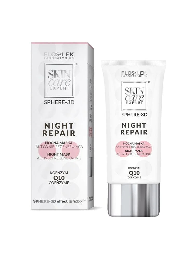 FLOSLEK PHARMA SKIN CARE EXPERT® SPHERE-3D NIGHT REPAIR - 50ml | فلوسليك فارما قناع الإصلاح الليلي - 50 مل