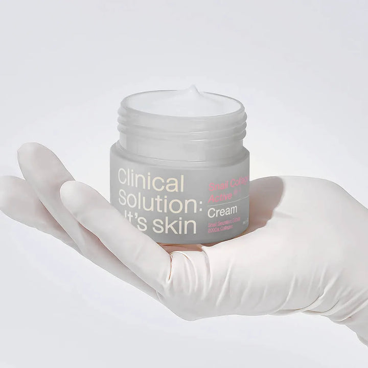 It'S SKIN Clinical Solution Snail Collagen Active - 50ml | اتس سكين كريم الوجه بمستخلص الحلزون - 50 مل