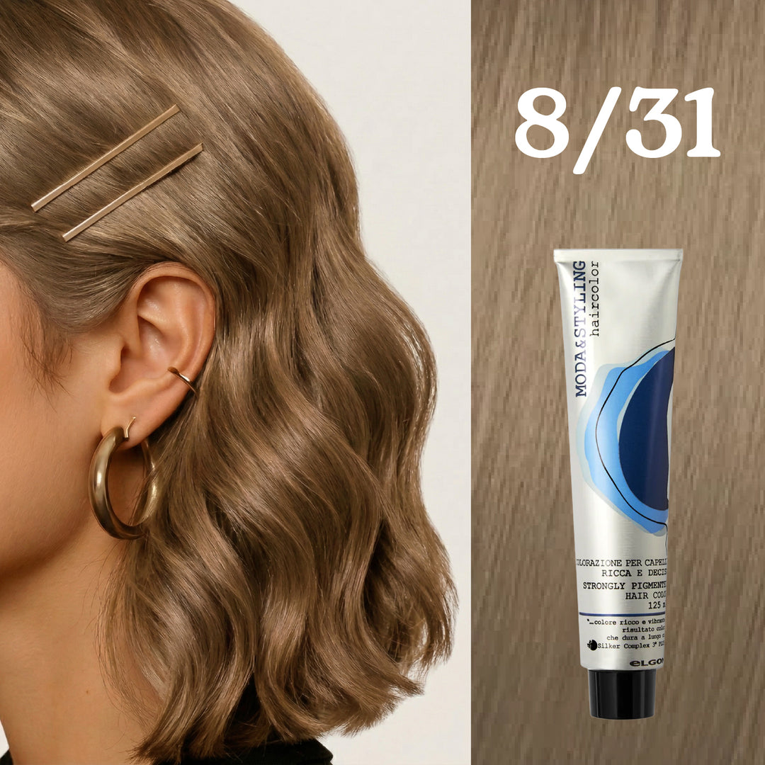 Elgon Moda&styling Haircolor Strongly Pigmented Hair Color - 125ml | ايلكون صبغة شعر مودا ستايلنج - 125مل
