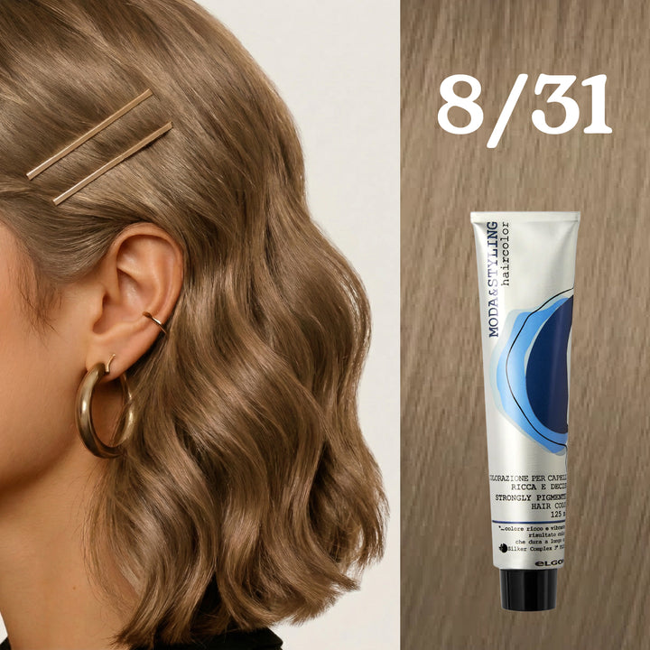 Elgon Moda&styling Haircolor Strongly Pigmented Hair Color - 125ml | ايلكون صبغة شعر مودا ستايلنج - 125مل