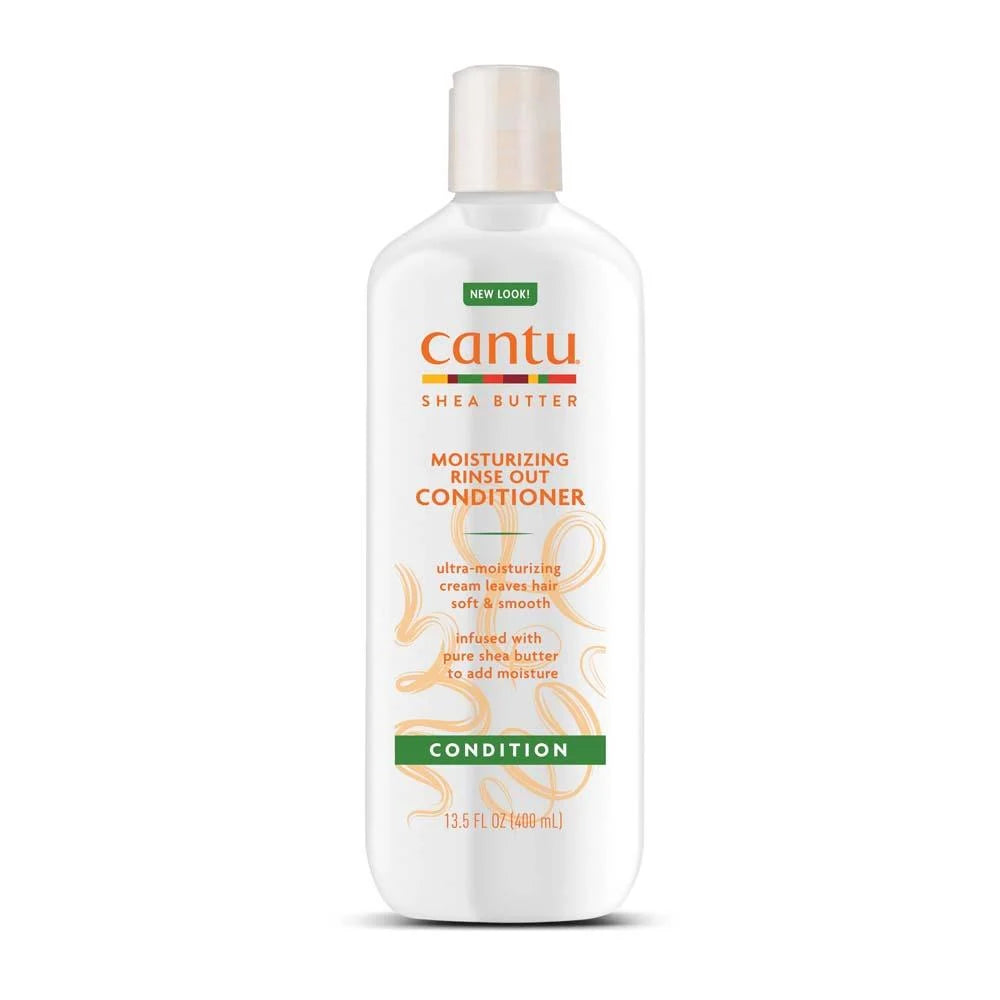 Cantu Raines Out Shea Butter Moisturizing Conditioner - 400ml | كانتو بلسم بزبدة الشيا مرطب للشعر الكيرلي - 400 مل