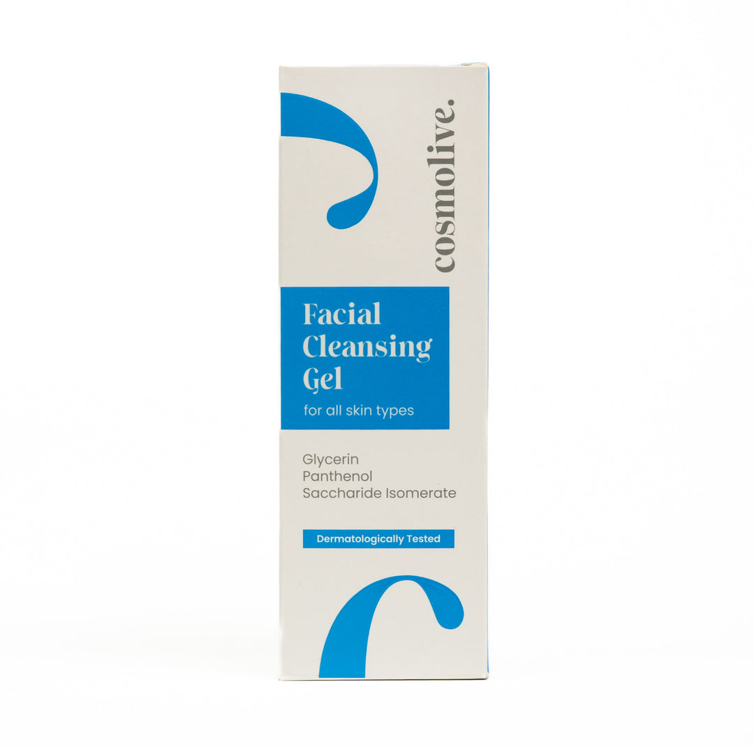 cosmolive Facial Cleansing Gel For All Skin Types - 300ml | كوزمو لايف غسول للوجه لكل انواع البشرة - 300 مل