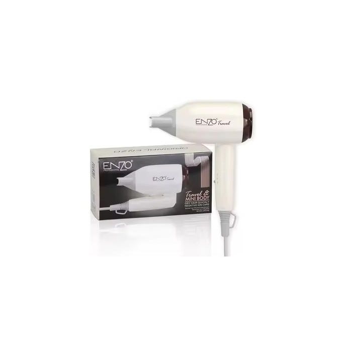ENZO Travel & Mini Body Dry Hair Quickly Negative Ion Care | انزو مجفف شعر بحجم صغير لسهولة الحمل