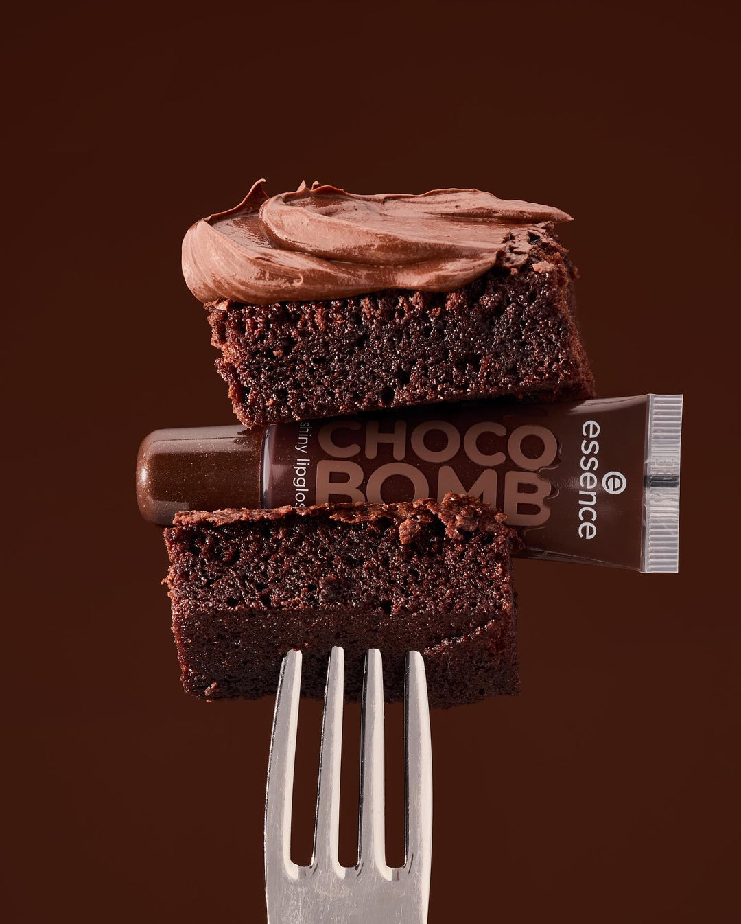 Essence Choco Bomb Shiny Lipgloss - 10ml | ايسنس جلوس شفاه شوكو بومب - 10 مل