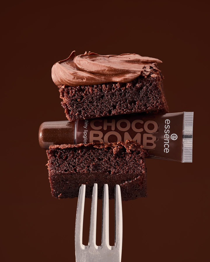 Essence Choco Bomb Shiny Lipgloss - 10ml | ايسنس جلوس شفاه شوكو بومب - 10 مل