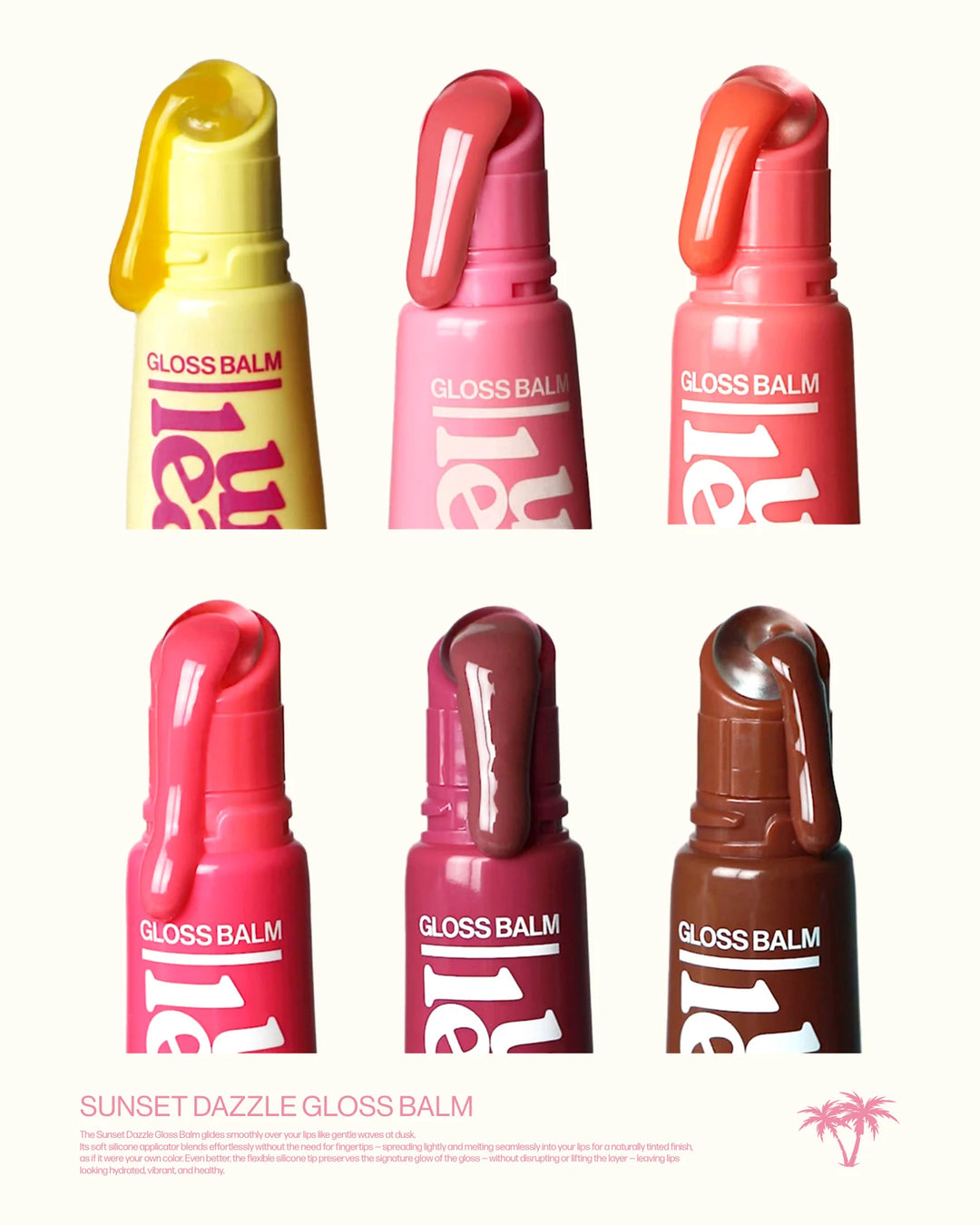 Unleashia Sunset Dazzle Gloss Balm - 10g | أن لي شيا بلسم شفاه لامع- 10غ