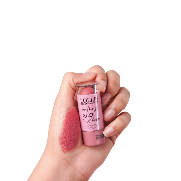 LOLLIS Beauty Stick Blush Creamy Velvet - 6.5g | لوليس بلاش ستيك كريمي فيلفيت - 6.5 غ
