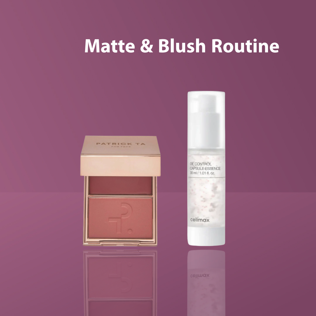 Matte & Blush Routine