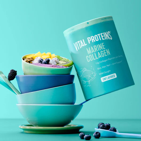 Vital Proteins Marine Collagen Peptides Powder Supplement for Skin Hair Nail Joint - 221g | فايتال بروتين مسحوق ببتيدات الكولاجين غير المنكّه – 221 غرام