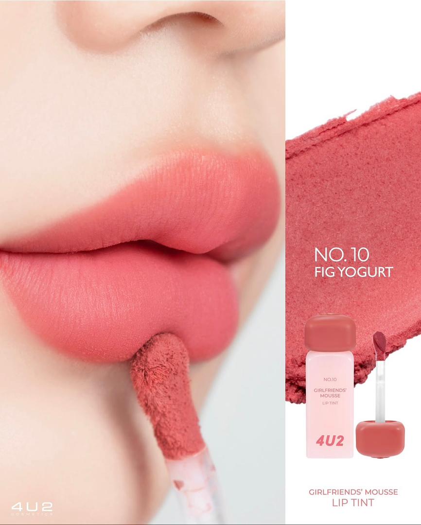 4U2 GIRLFRIENDS' MOUSSE LIP TINT - 3g | أحمر شفاه موس – 3 جم