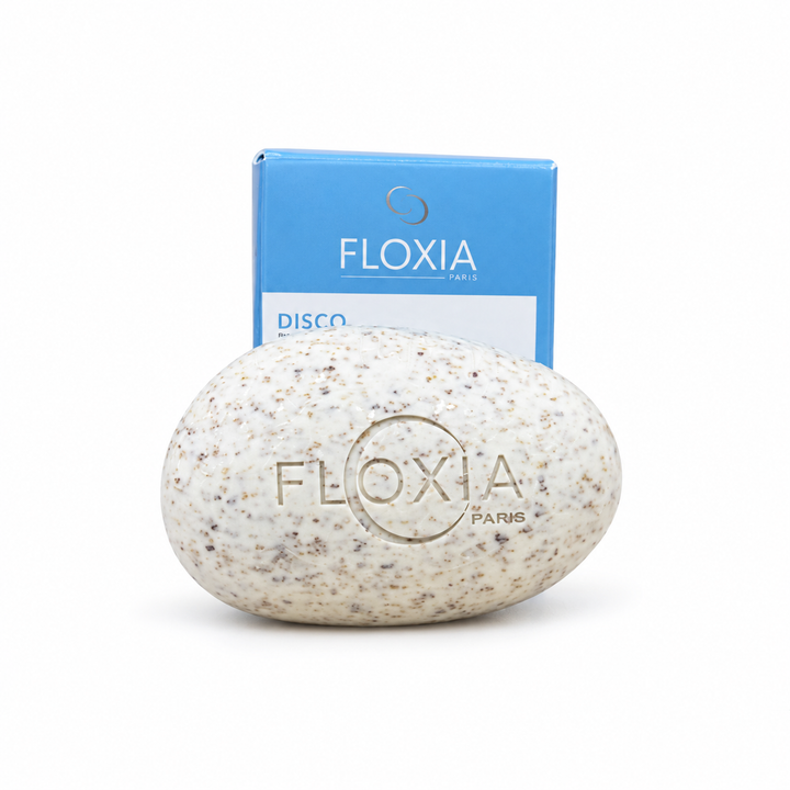 Floxia Exfoliating Dermocosmetic Disco Soap For Blemished Skin - 125g | فلوكسيا صابونة مقشرة للبشرة التي تعاني من العيوب - 125 غرام