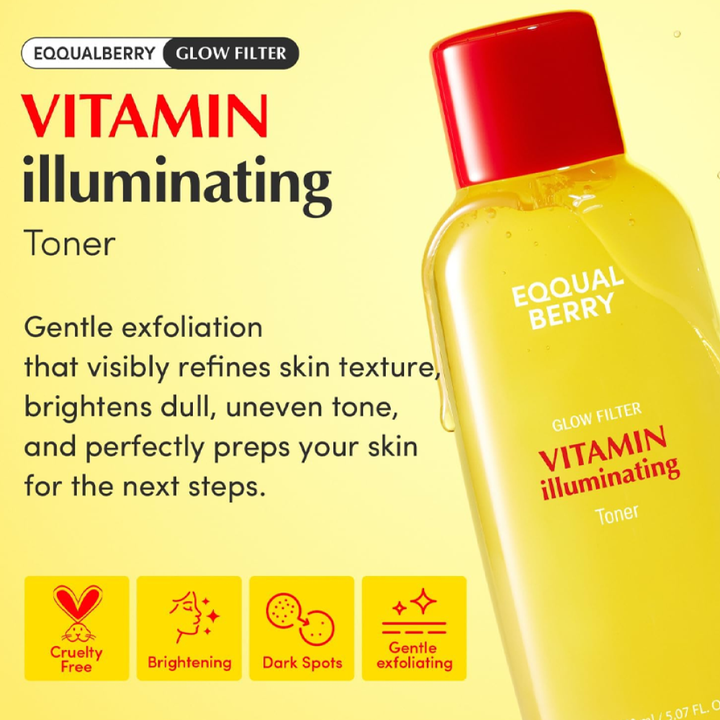 EQQUALBERRY VITAMIN ILLUMINATING TONER - 150ml | إيكوال بيري تونر فيتامين إلومينيتينغ - 150مل #4