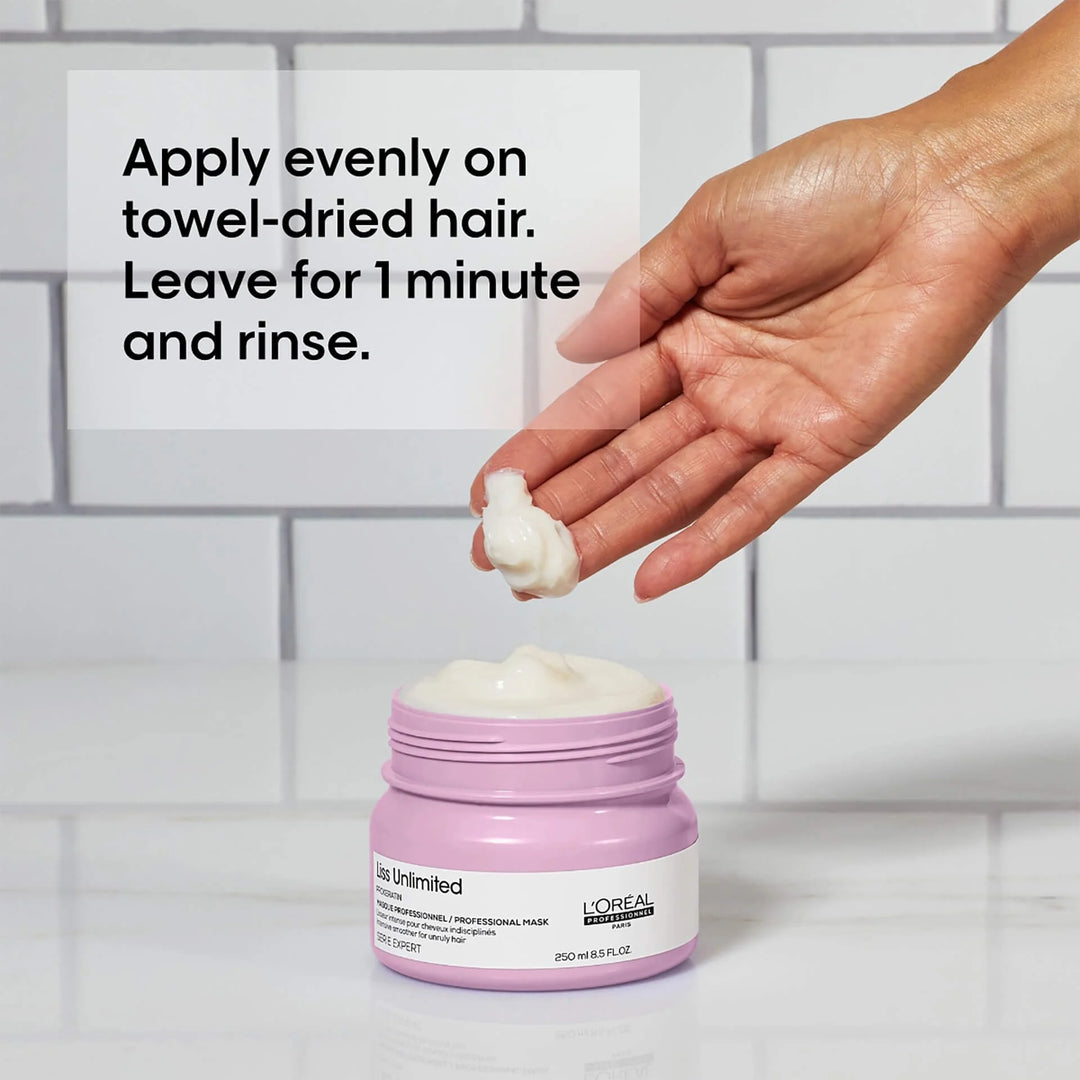 L’Oreal Professionnel Absolut Liss Unlimited Prokeratin - 250ml | لوريال ماسك للشعر - 250 مل