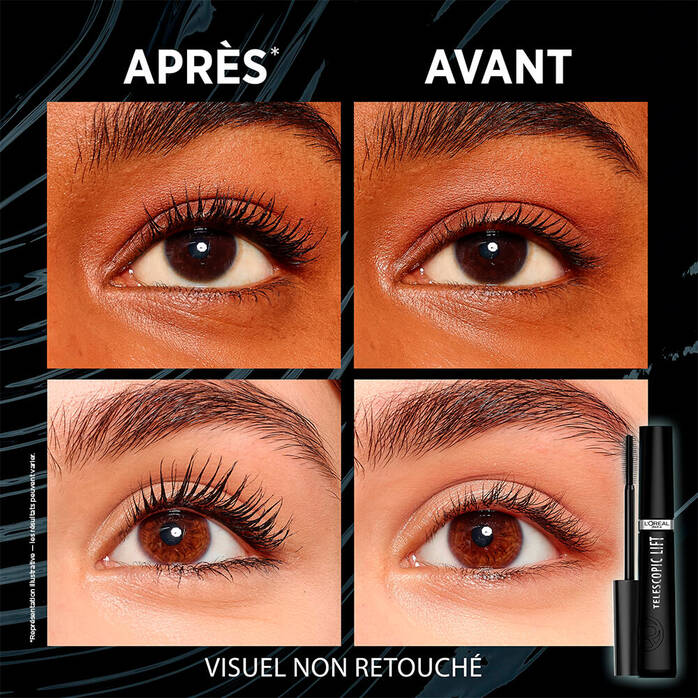 L’Oreal Telescopic Lift Mascara Nero Occhi Lunga Tenuta - 9.9ml | لوريال ماسكارا مطولة و مكثفة للرموش - 9.9 مل