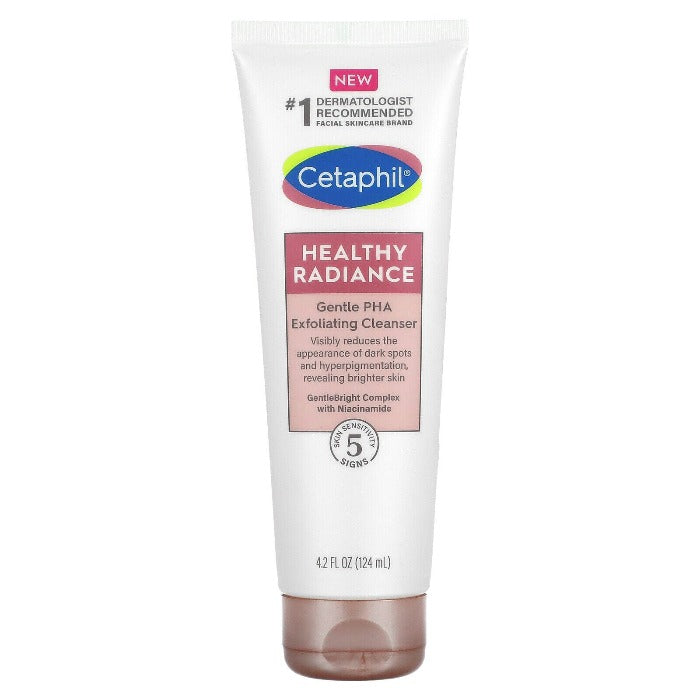 Cetaphil Healthy Radiance Gentle PHA Exfoliating Cleanser - 124ml | سيتافيل غسول مقشر لبشرة متألقة - 124 مل