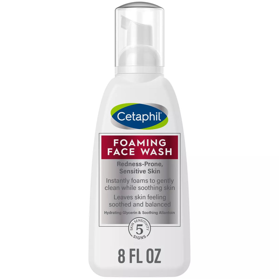 Cetaphil Foaming Face Wash - 237ml | سيتافيل غسول رغوي للبشرة المعرضة للاحمرار - ٢٣٧ مل