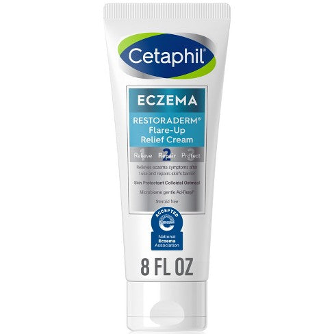Cetaphil Eczema Restoraderm Flare-Up Relief Cream - 227g | سيتافيل كريم مهدئ للبشرة