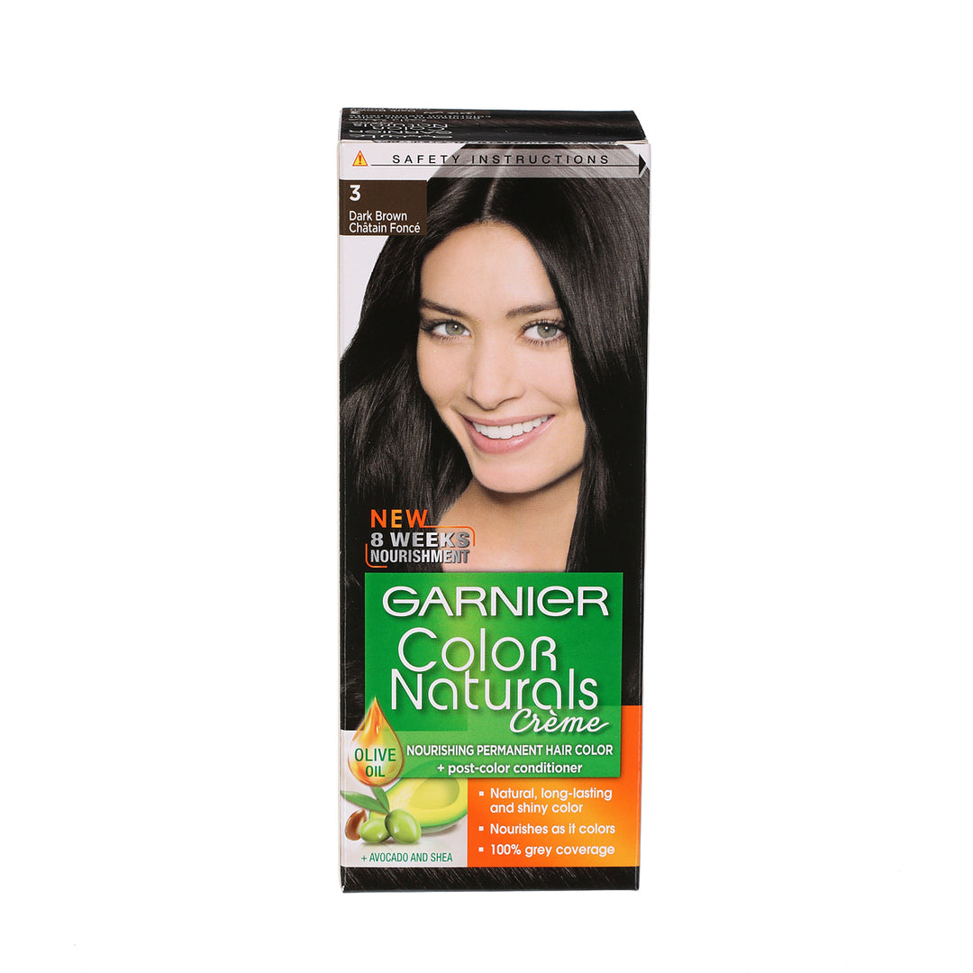 Garnier Color Natural Nourishing Cream Permanent Color - 60x40x12ml | غارنييه صبغة للشعر لون ثابت وترطيب مكثف - 60*40*12 مل