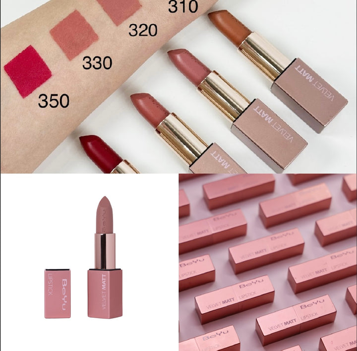 BeYu Velvet Matt Lipstick - 4.0ml | بيو أحمر شفاه مخملي - 4 مل