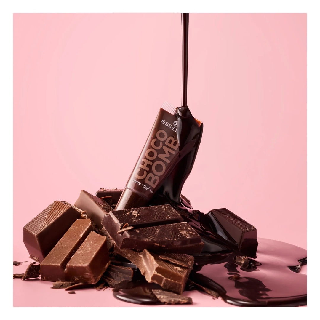 Essence Choco Bomb Shiny Lipgloss - 10ml | ايسنس جلوس شفاه شوكو بومب - 10 مل